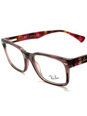 NEW RAY BAN RB 5286 5628 Shiny Opal Brown Unisex Eyeglasses 51mm 18 135